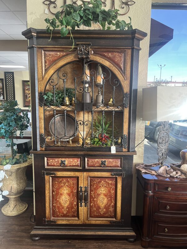 #8013 (SH1605) Casa Bonita Peruvian Hand Painted Alameda Hutch