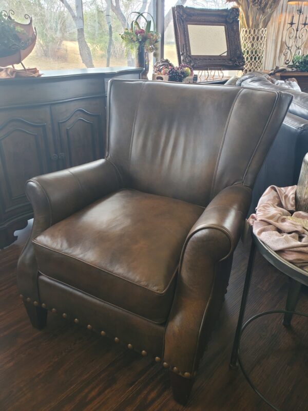 #7806 (SH9625) Leather Accent Chair from Havertys